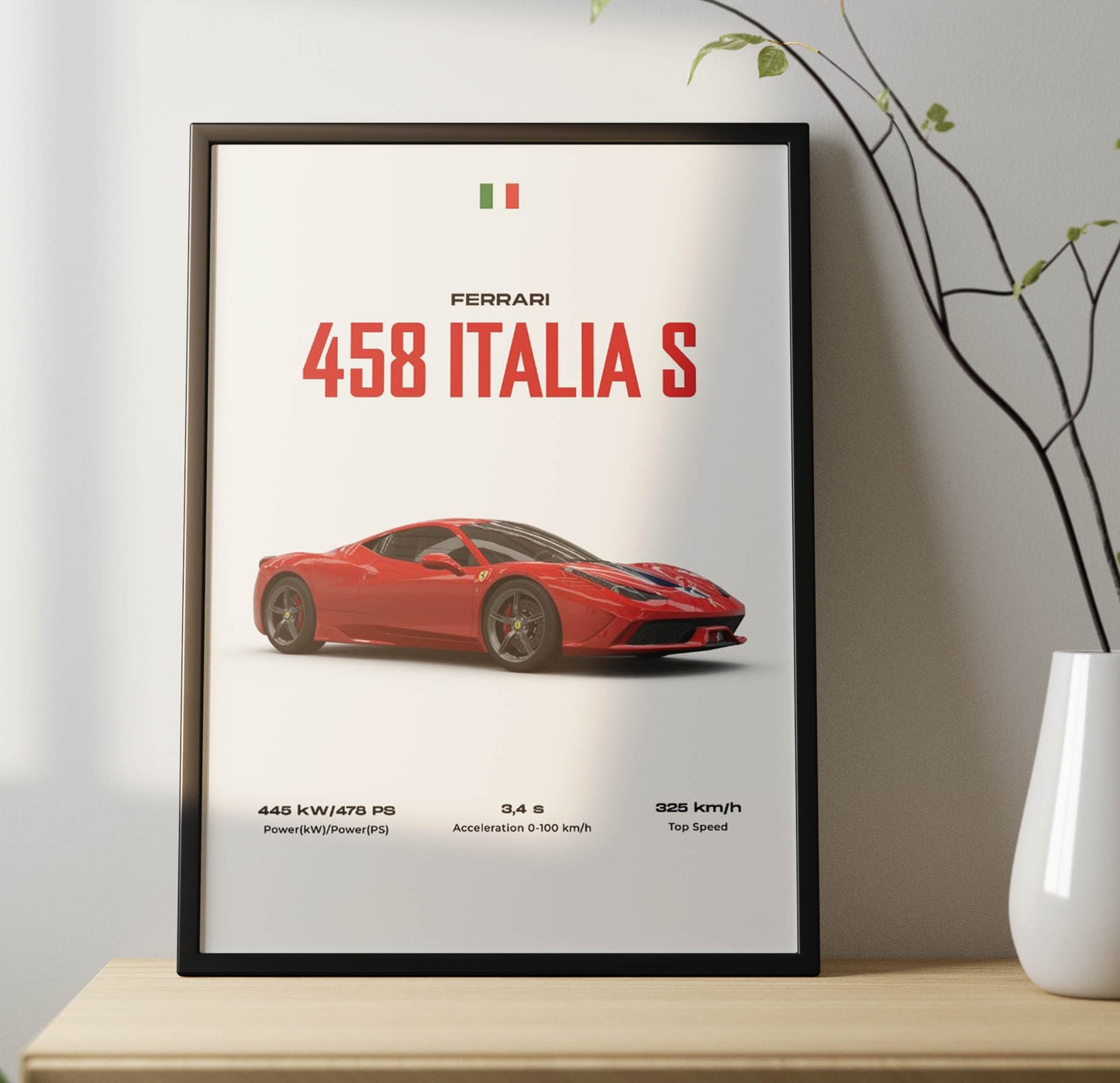 458 Poster Frame