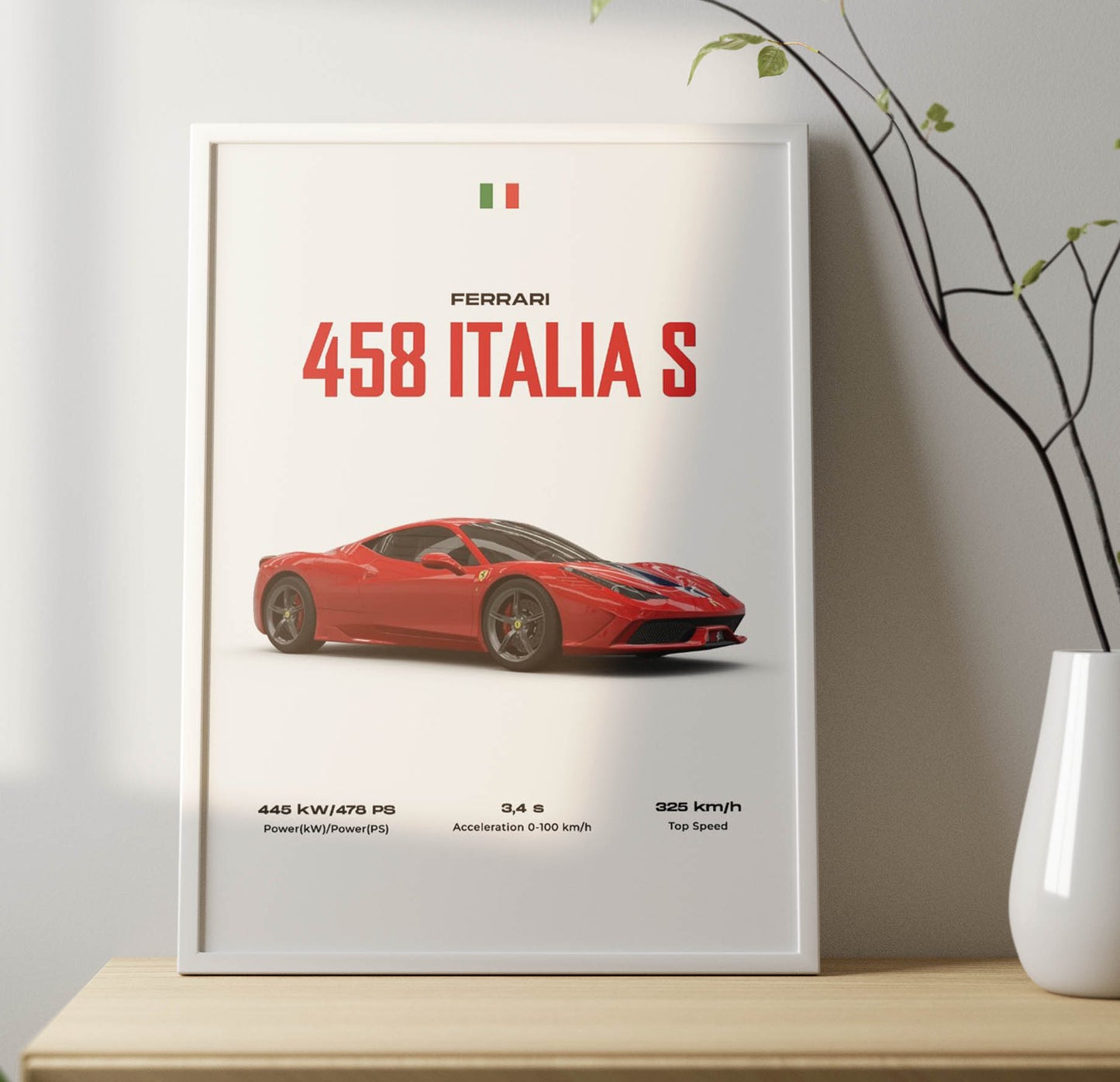 458 Poster Frame