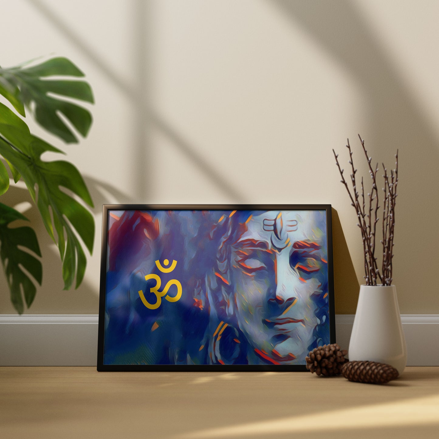 Lord Shiva in Meditation Art