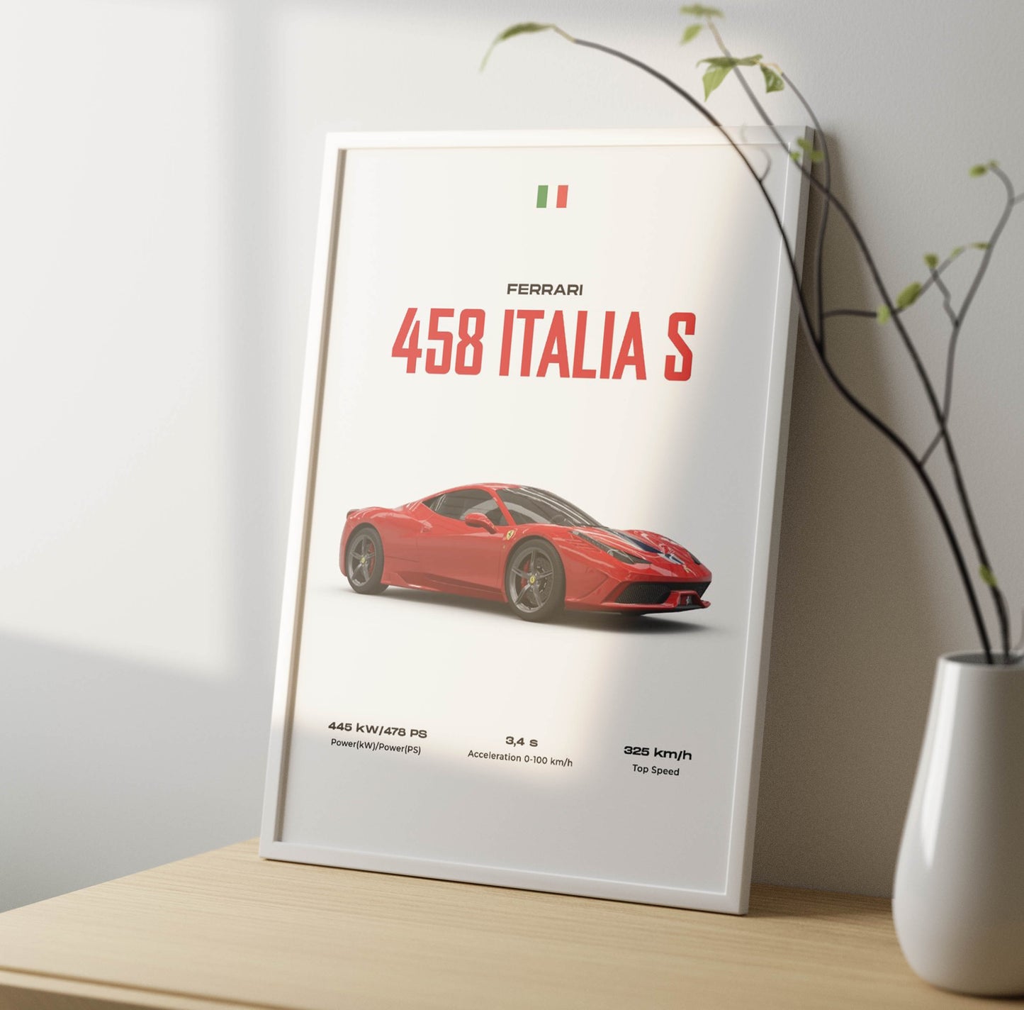 458 Poster Frame