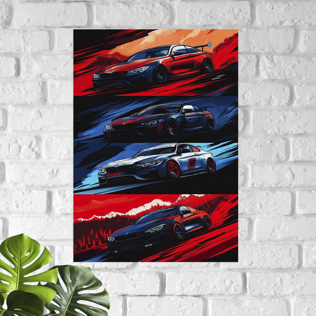 Illustrations Car Poster