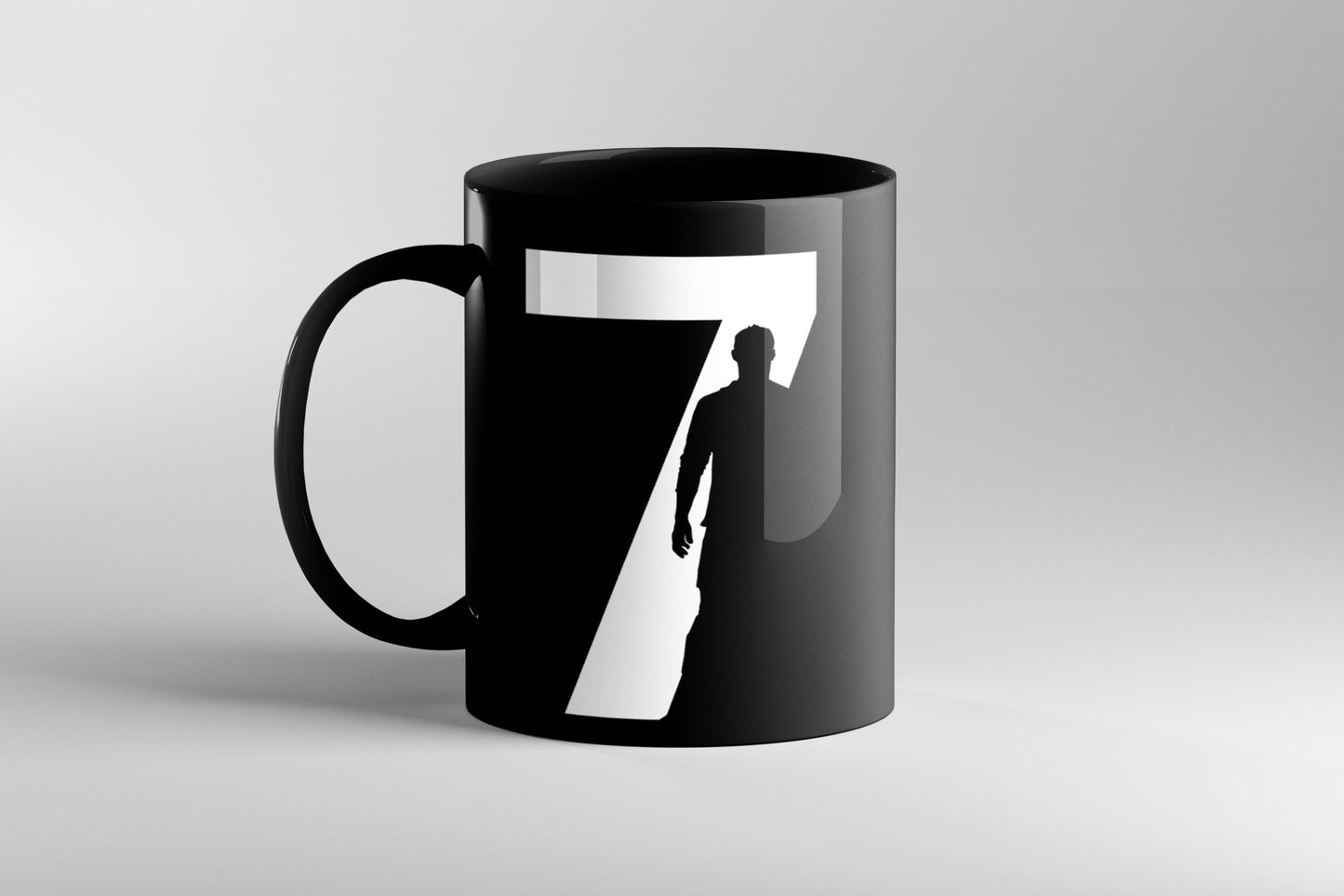 Cristiano Ronaldo Black Coffee Mug