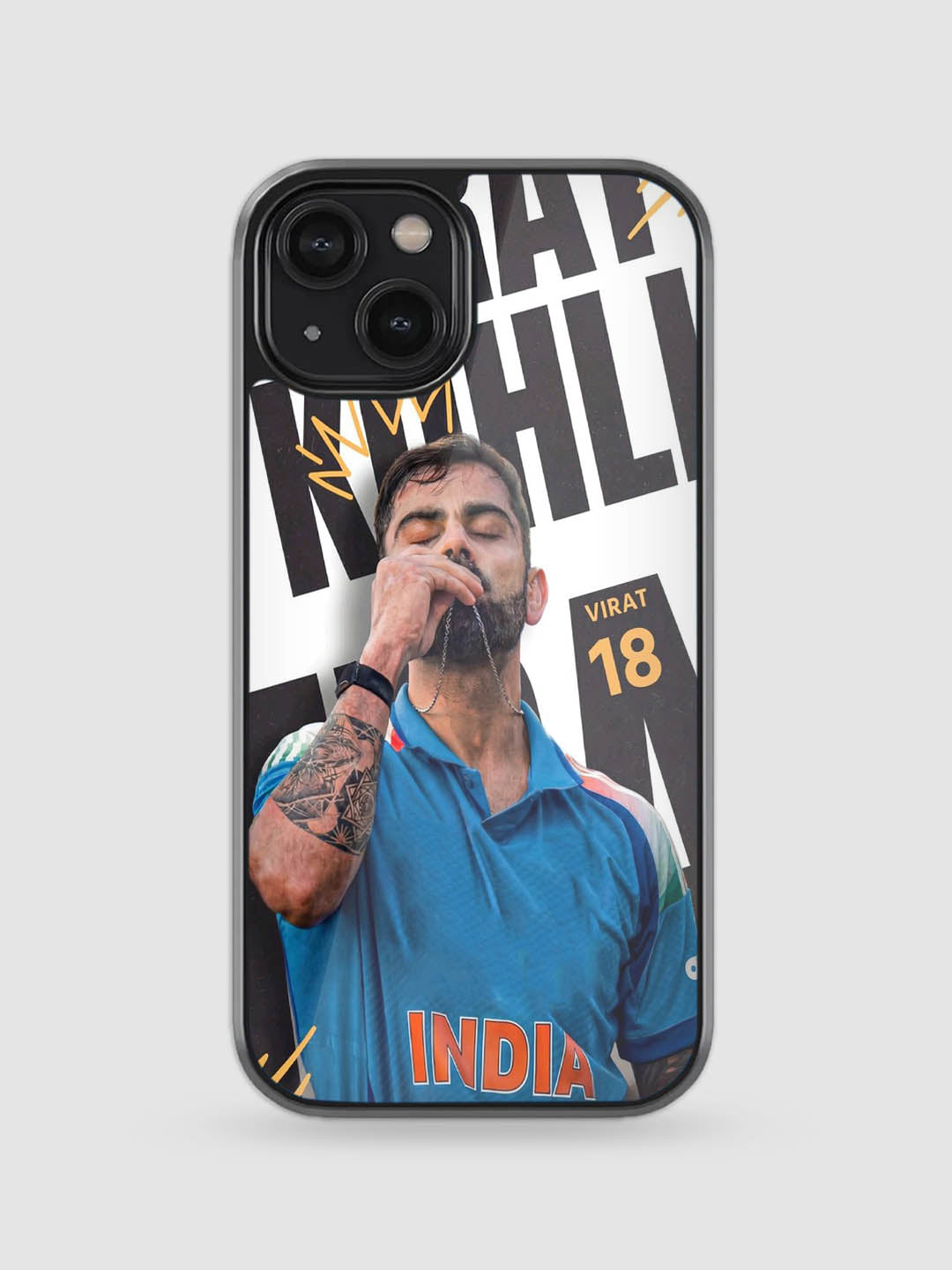 virat kohli cricket inspired phone cover