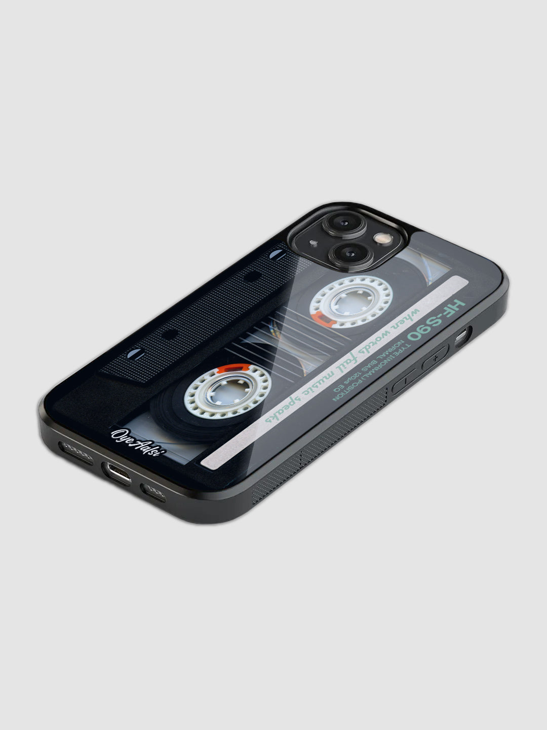 Retro Cassette Glass Phone Case
