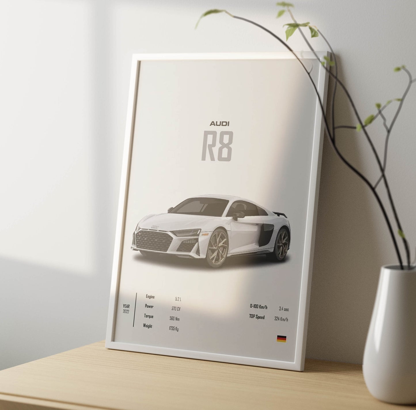 R8 Poster Frame