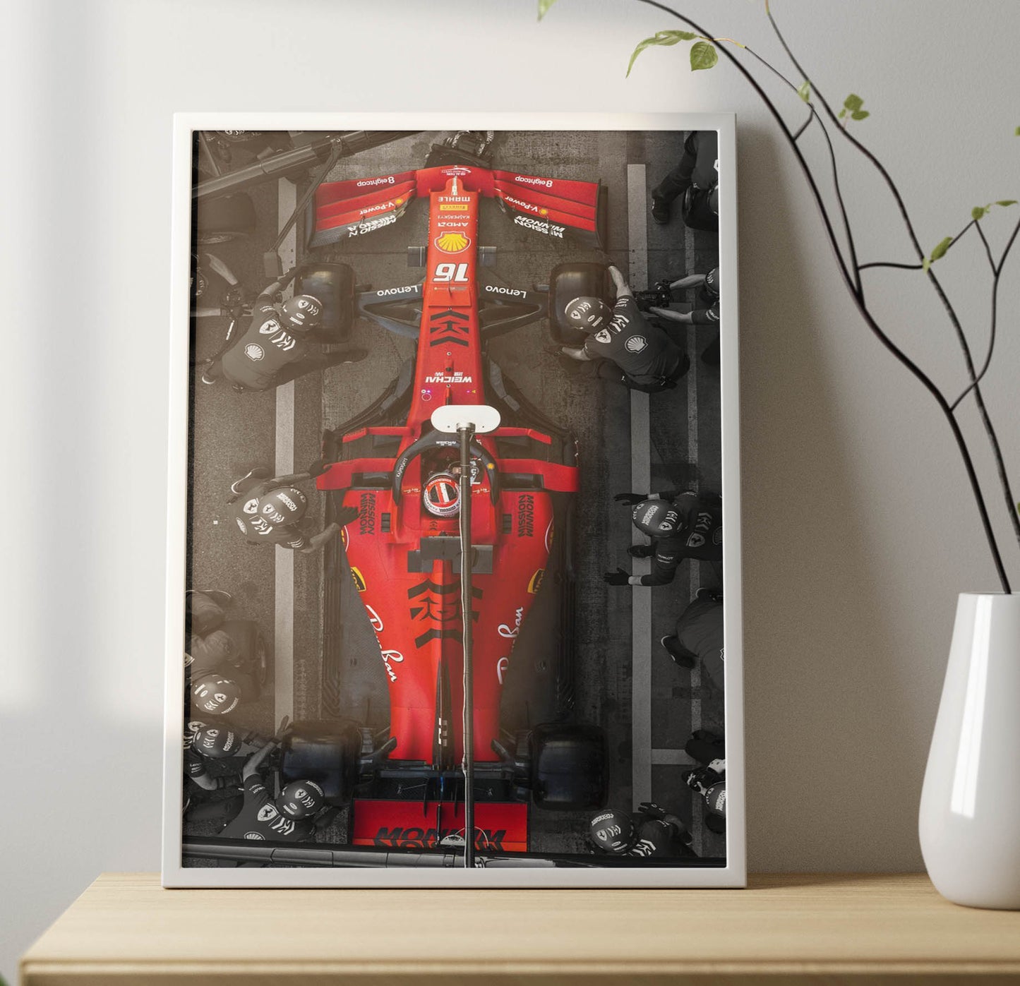 Pit Stop Poster Frame