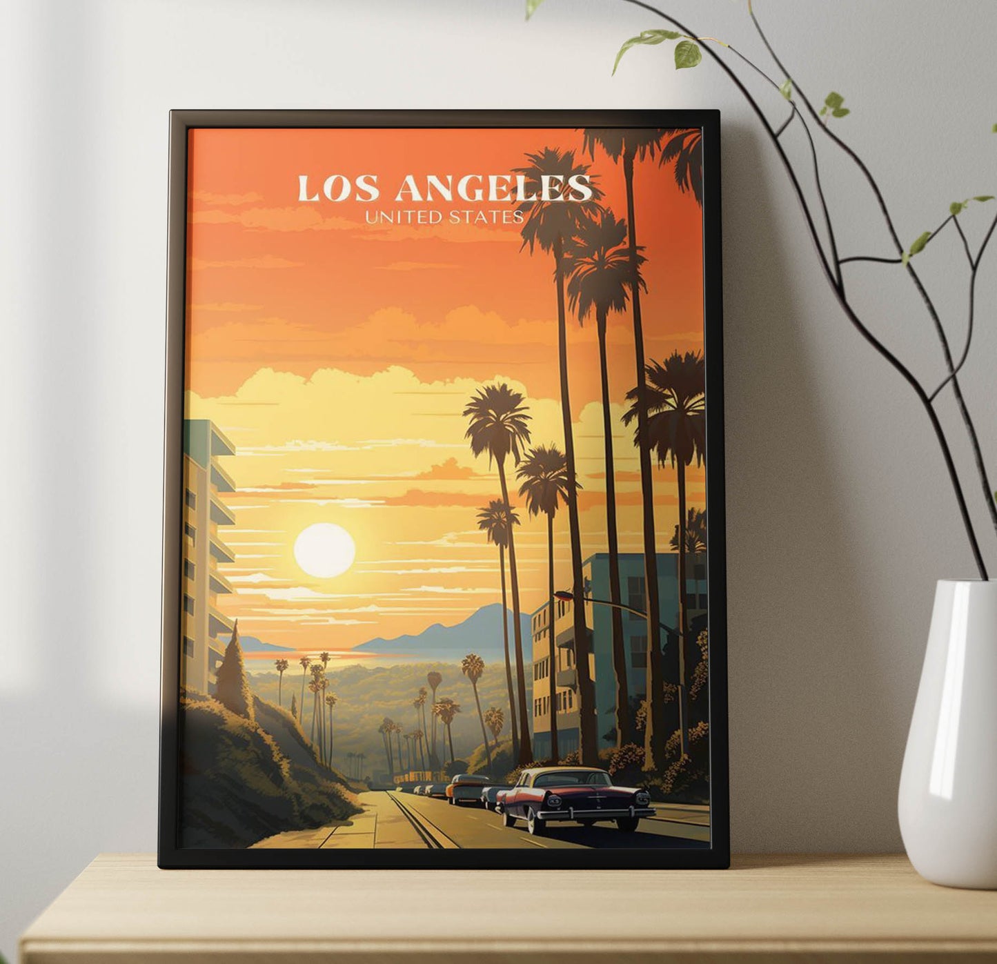 Los Angeles Poster Frame
