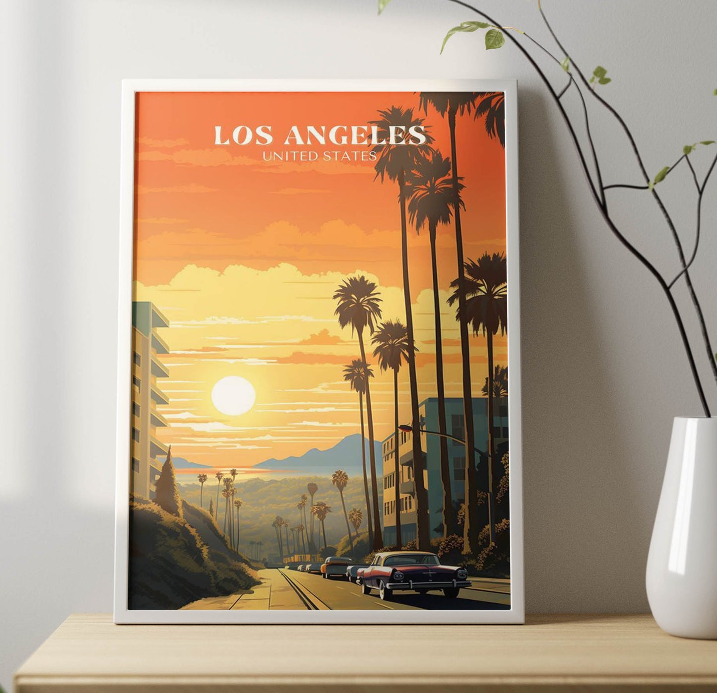 Los Angeles Poster Frame