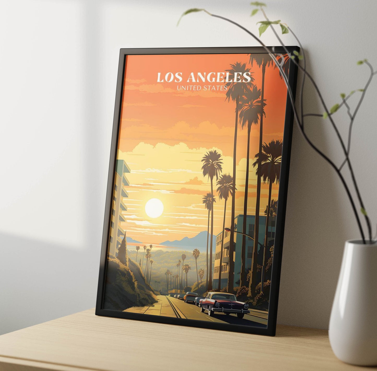 Los Angeles Poster Frame