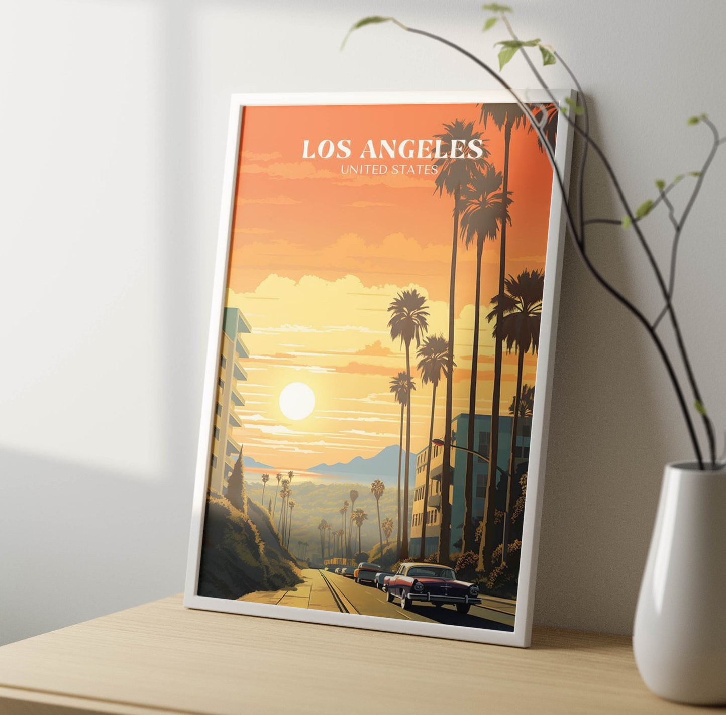 Los Angeles Poster Frame