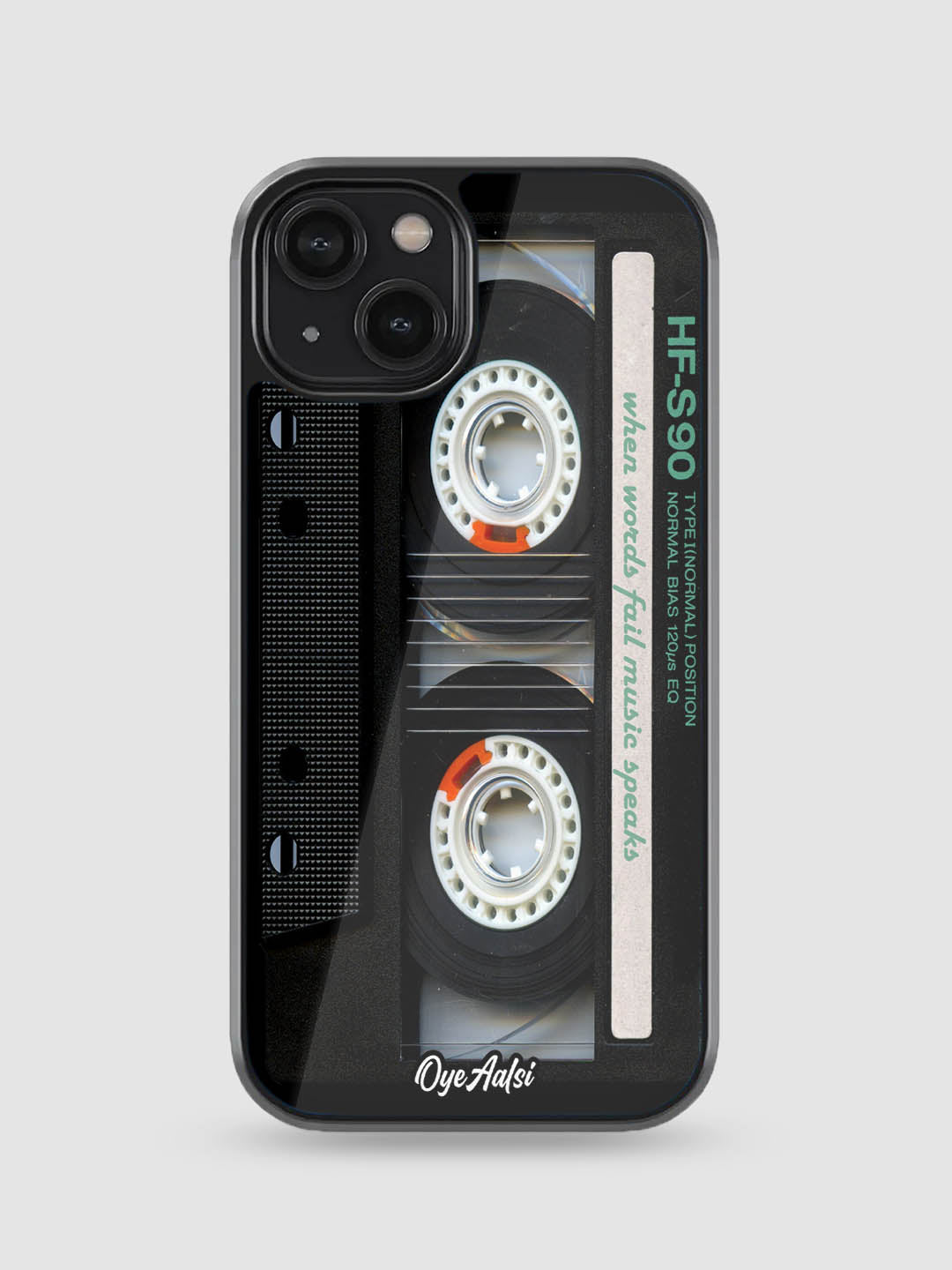 Retro Cassette Glass Phone Case