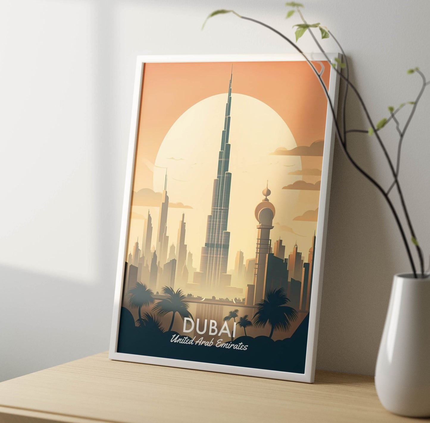 Dubai Poster Frame