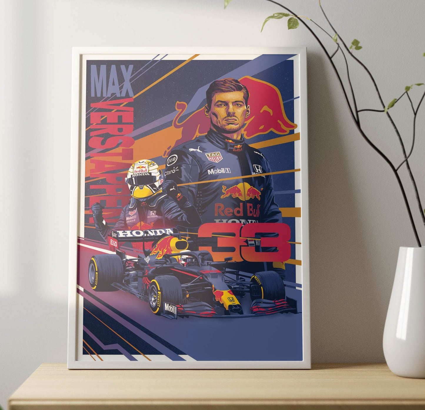 Max Verstappen Poster Frame