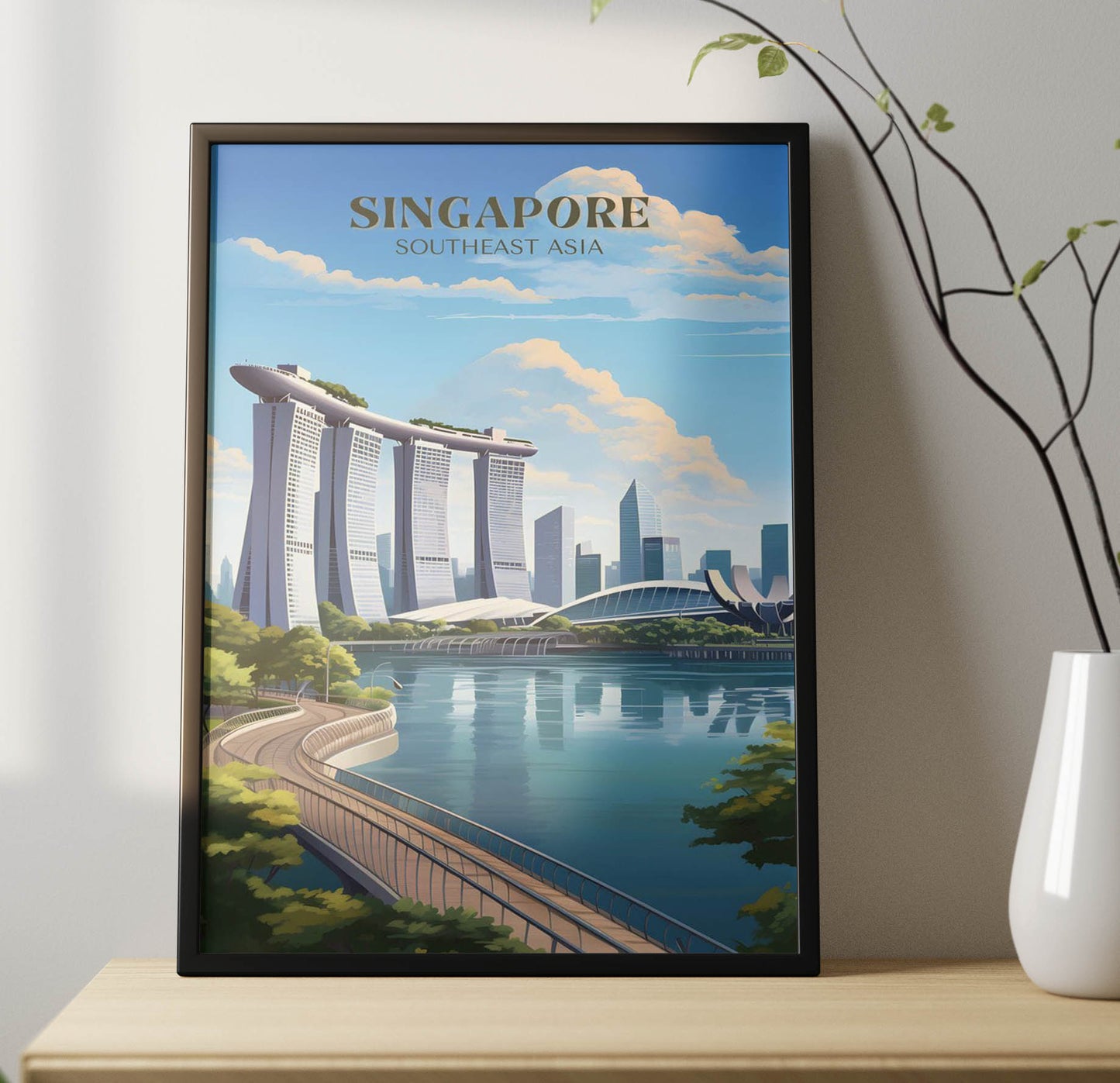 Singapore Poster Frame