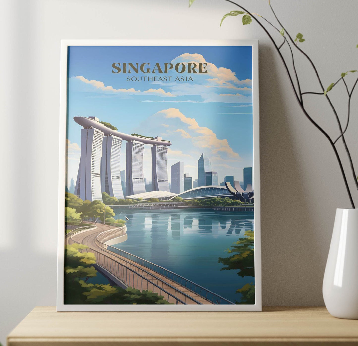 Singapore Poster Frame