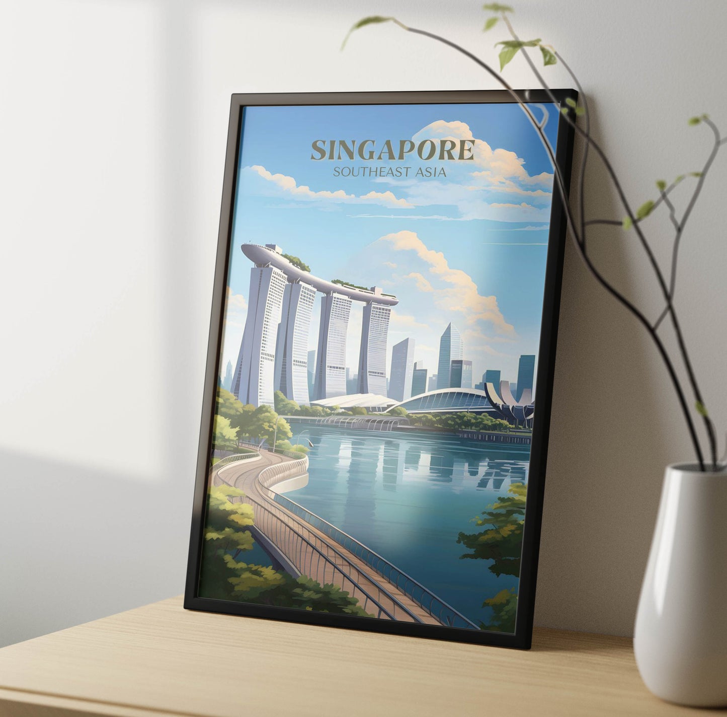 Singapore Poster Frame