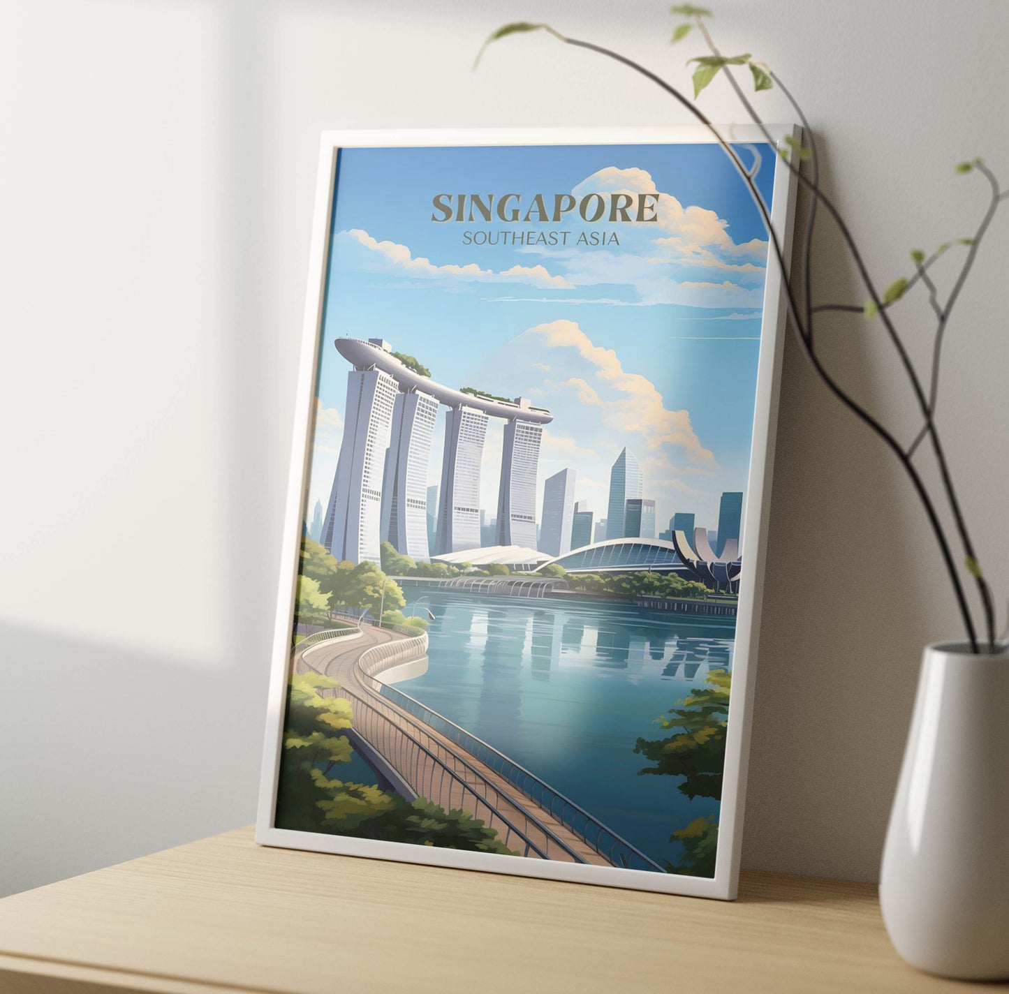 Singapore Poster Frame