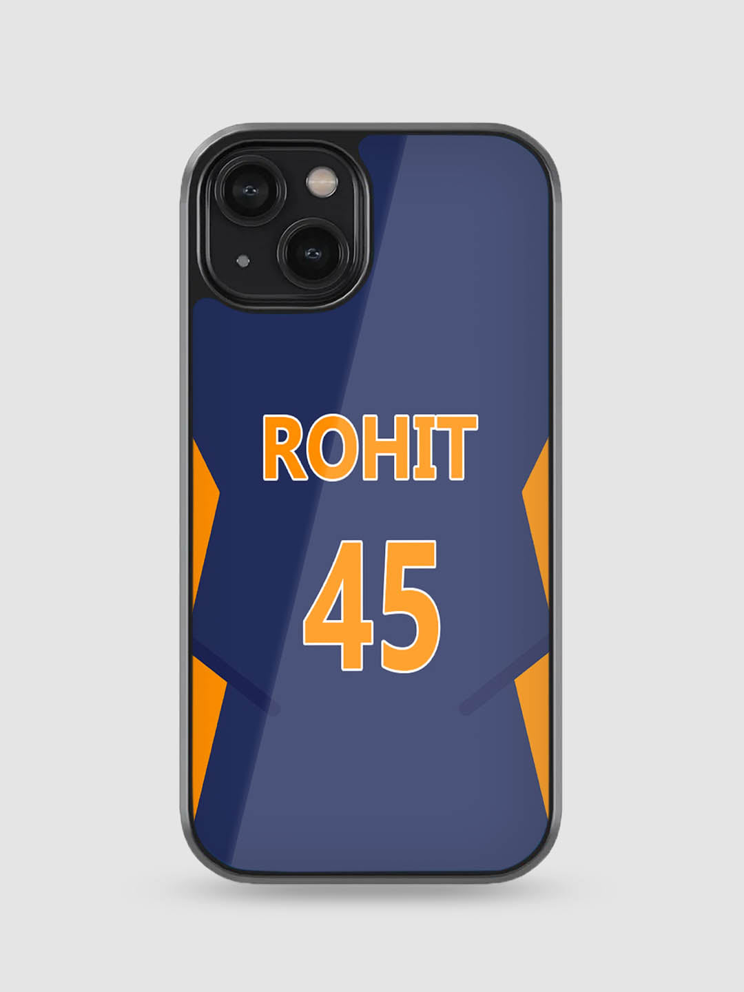 Rohit Sharma Jersey Glass Phone Case