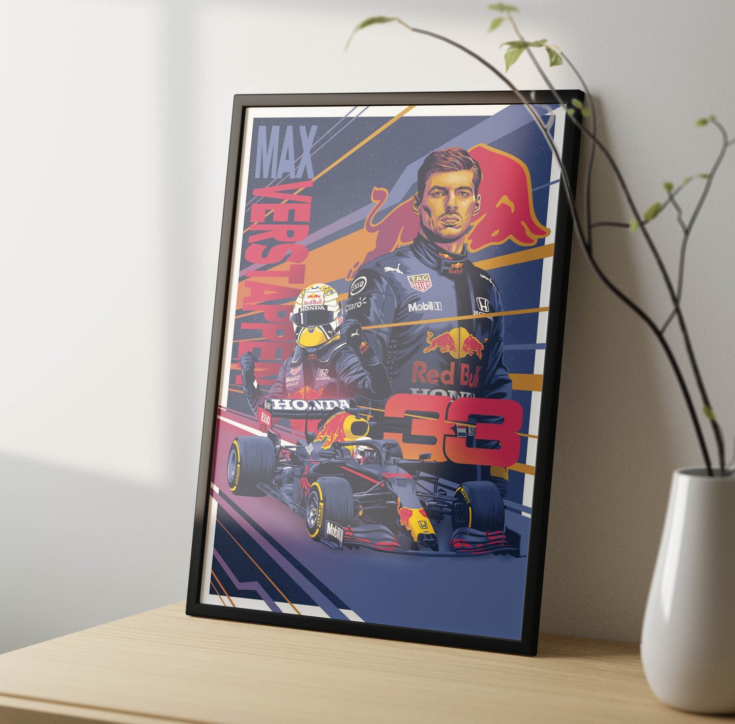 Max Verstappen Poster Frame