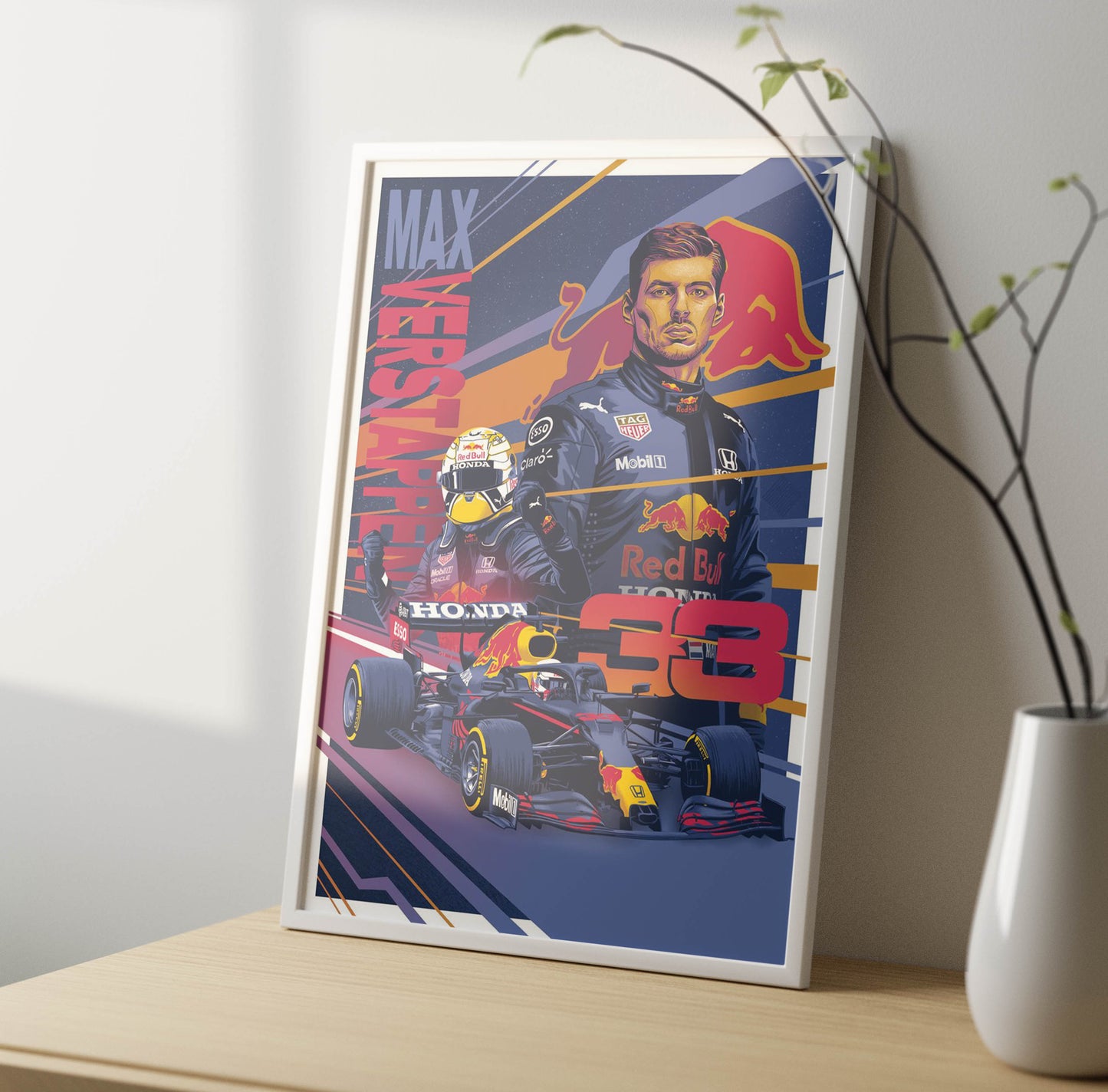 Max Verstappen Poster Frame