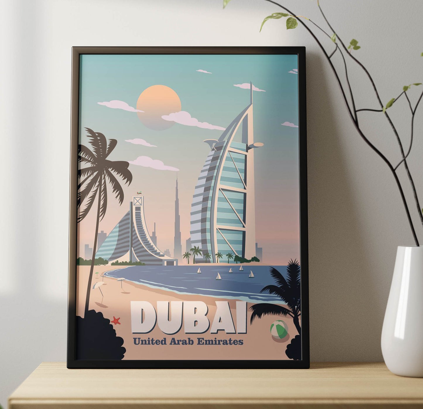 Dubai Poster Frame