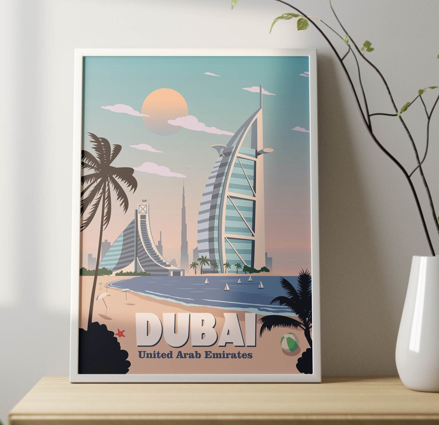 Dubai Poster Frame