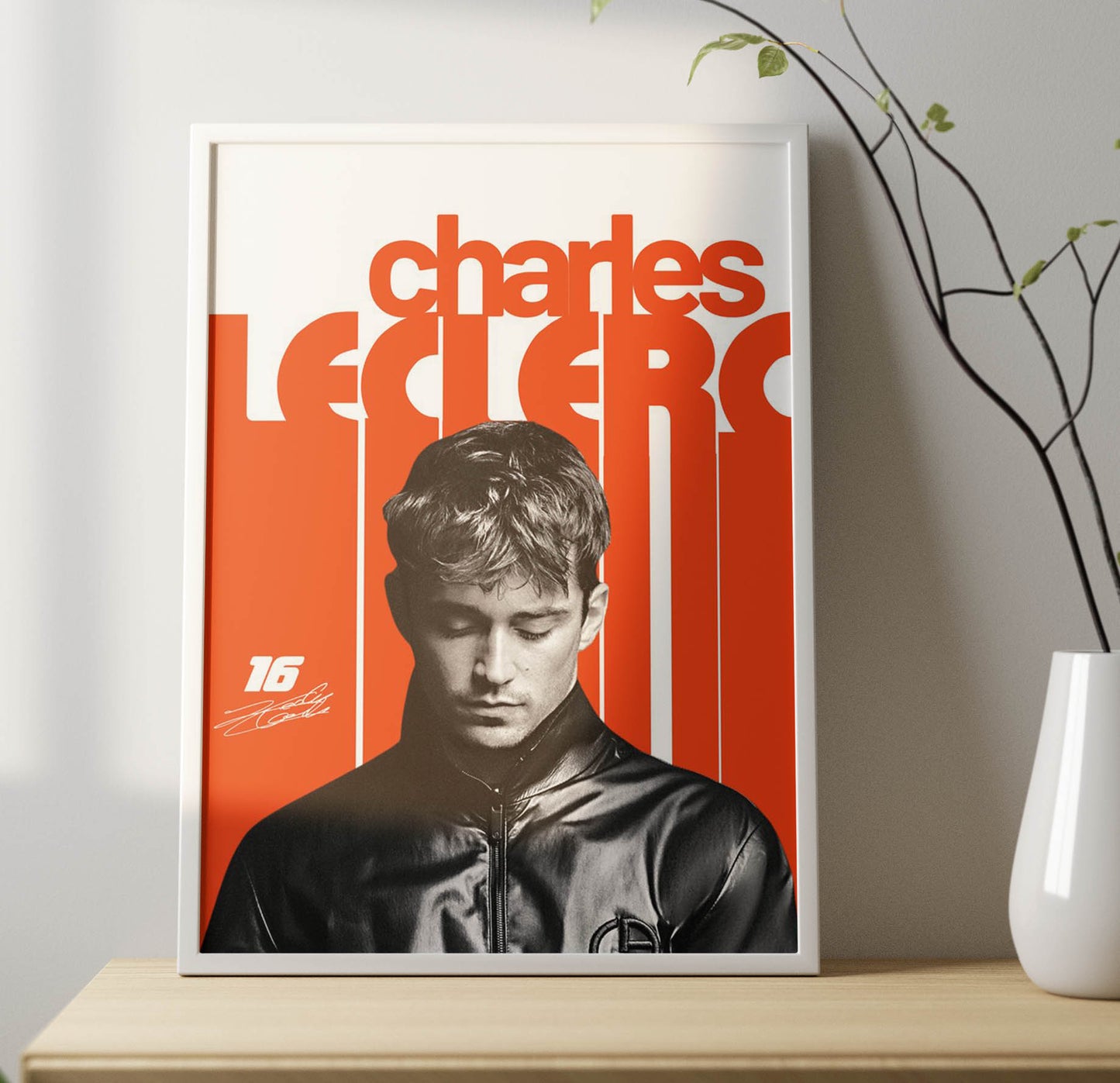 Charles Leclerc Poster Frame