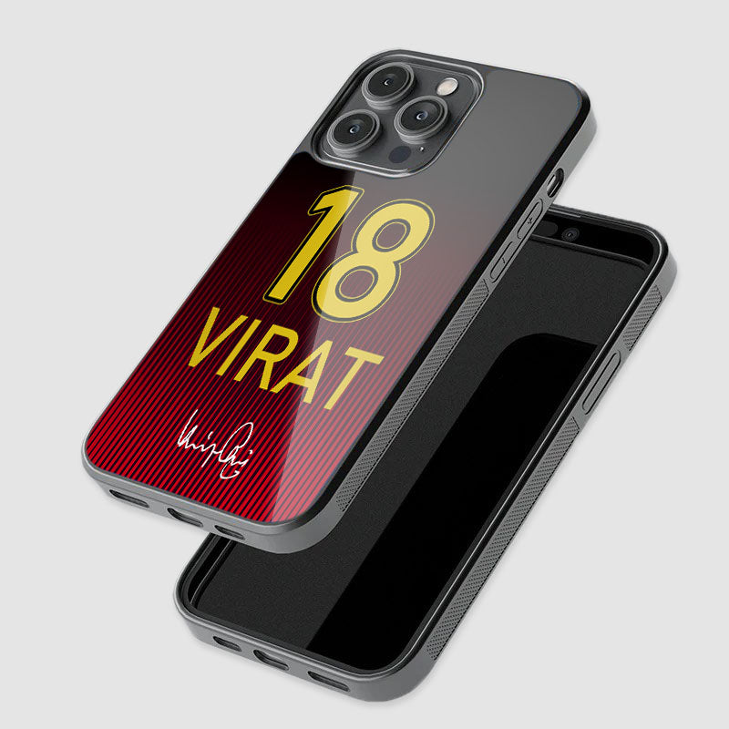 King Virat Kohli design back phone case