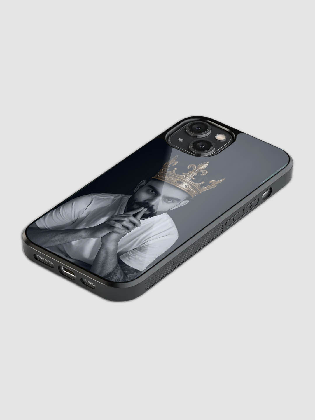 King Virat Kohli Glass Phone Case