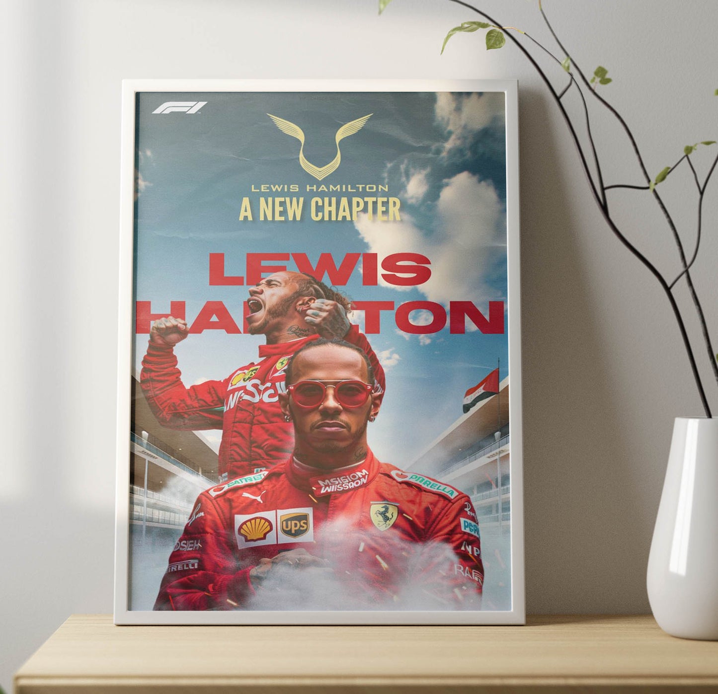 Lewis Hamilton Poster Frame