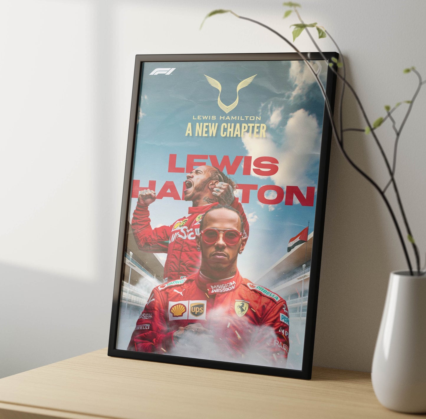 Lewis Hamilton Poster Frame