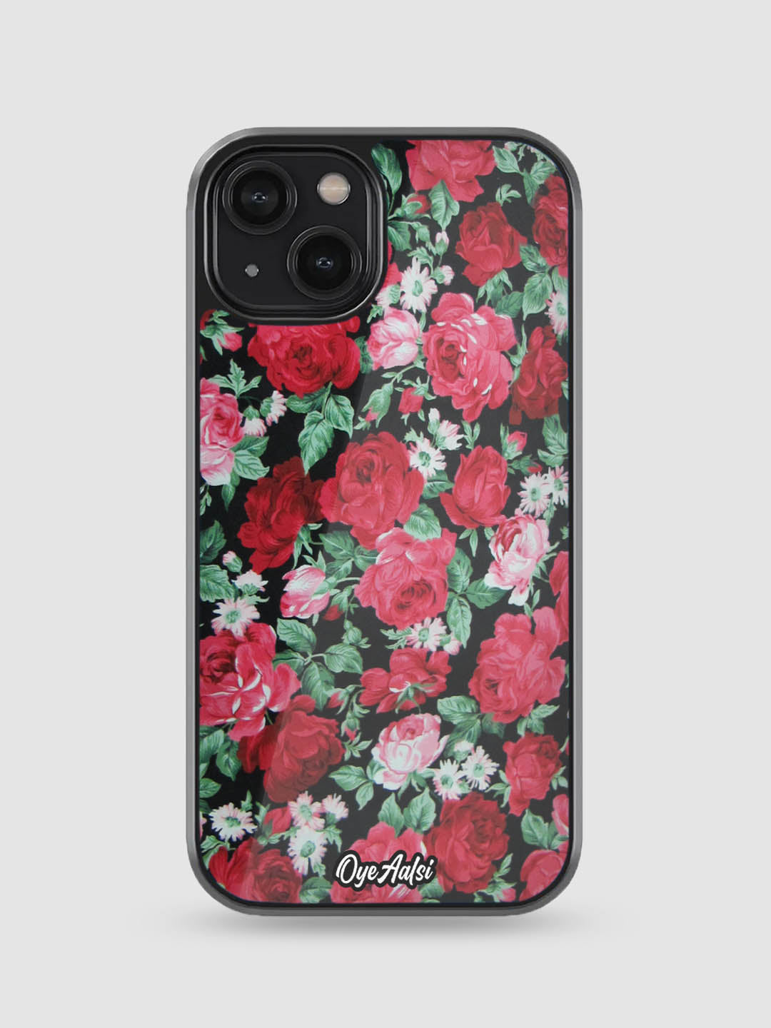 Roses Floral Glass Phone Case