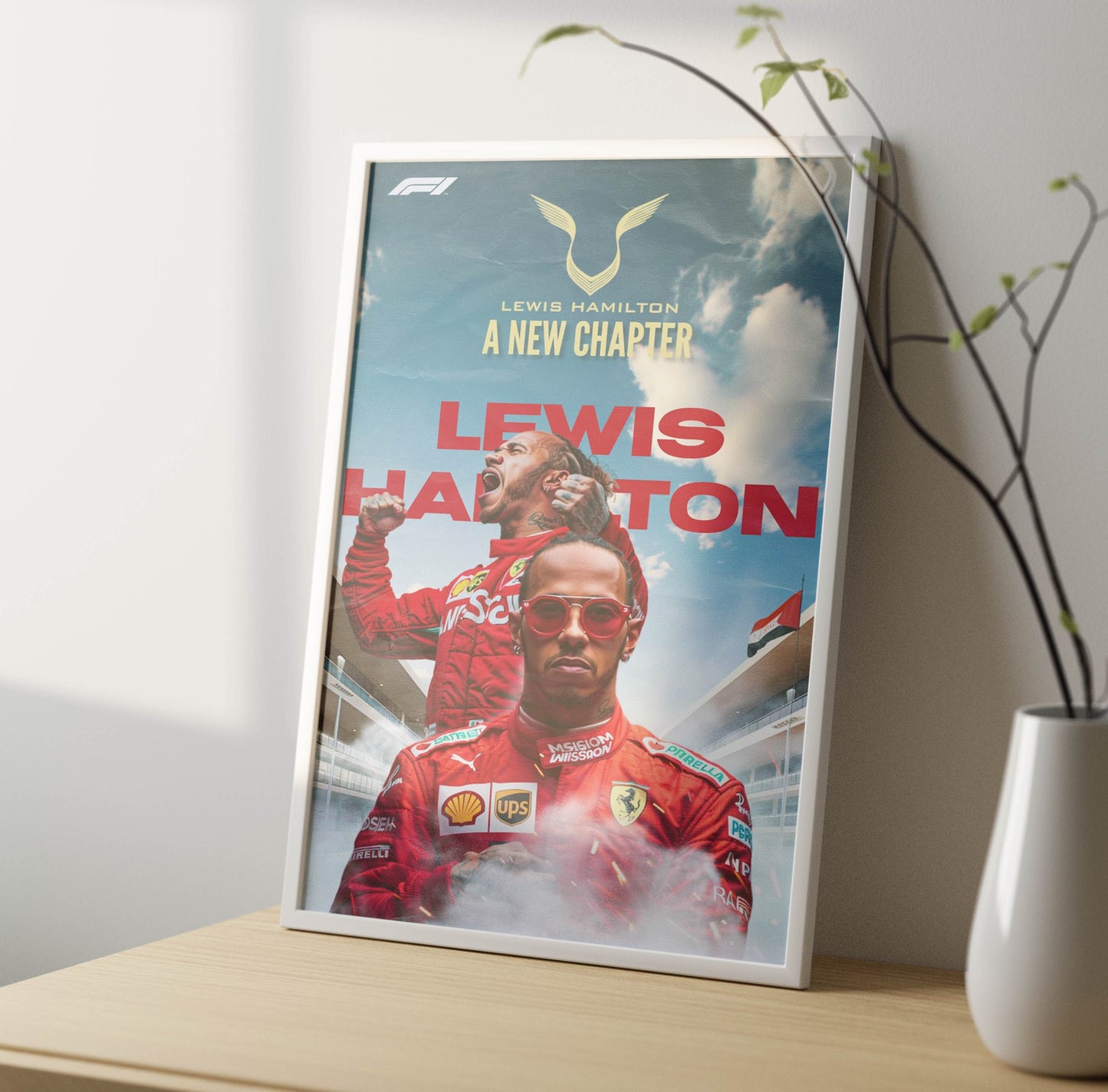 Lewis Hamilton Poster Frame