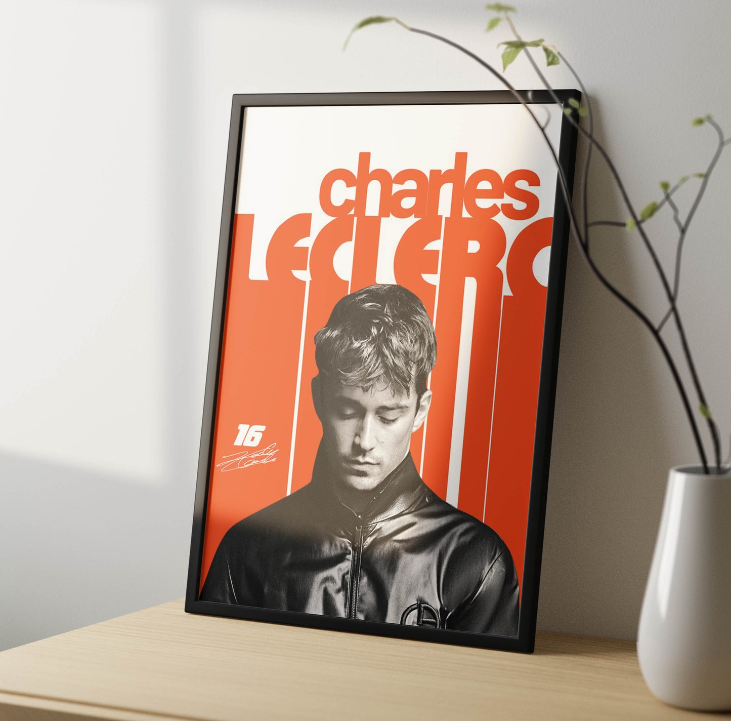 Charles Leclerc Poster Frame