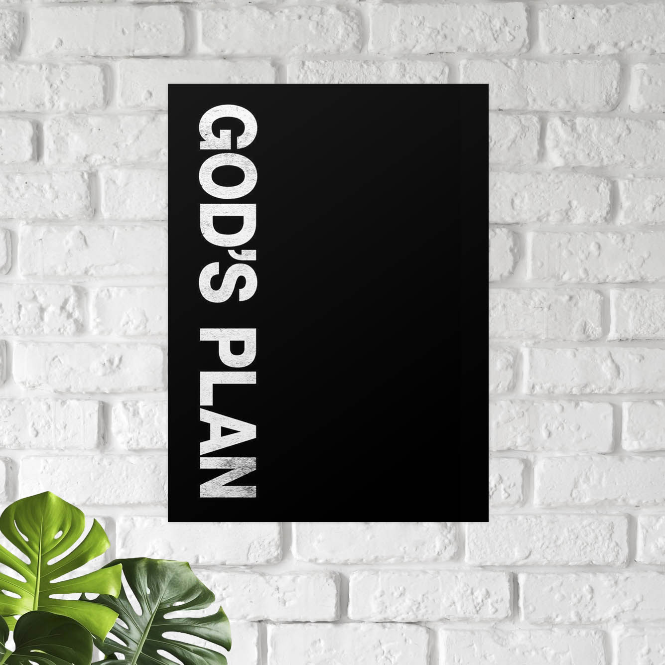 God's Plan Poster