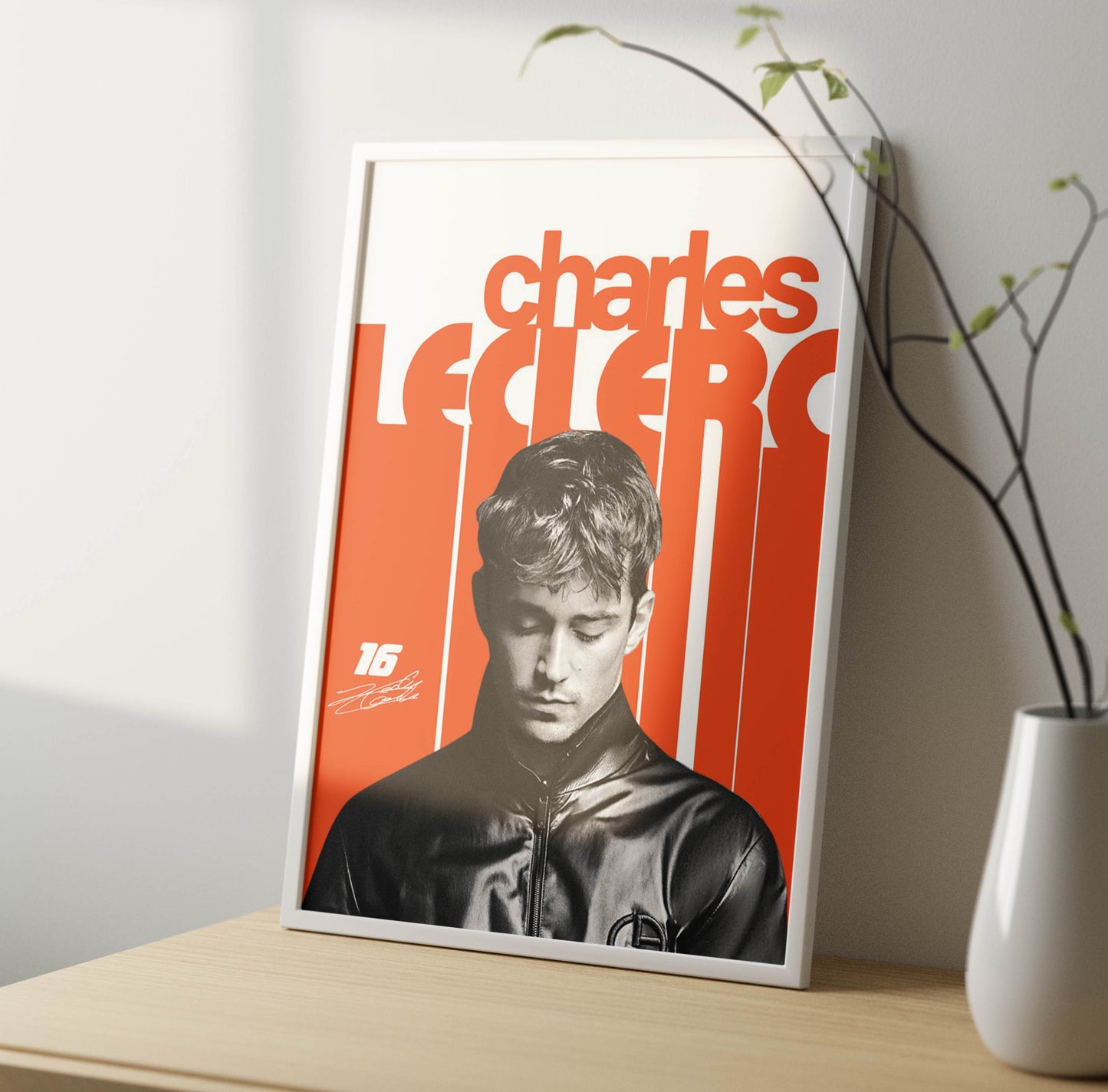 Charles Leclerc Poster Frame
