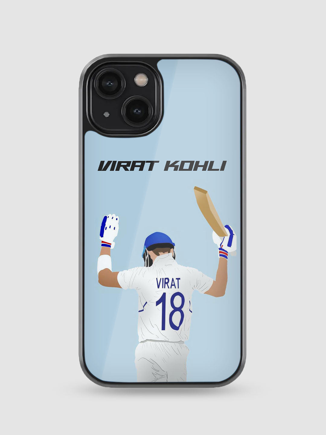 Virat Kohli Glass Phone Case