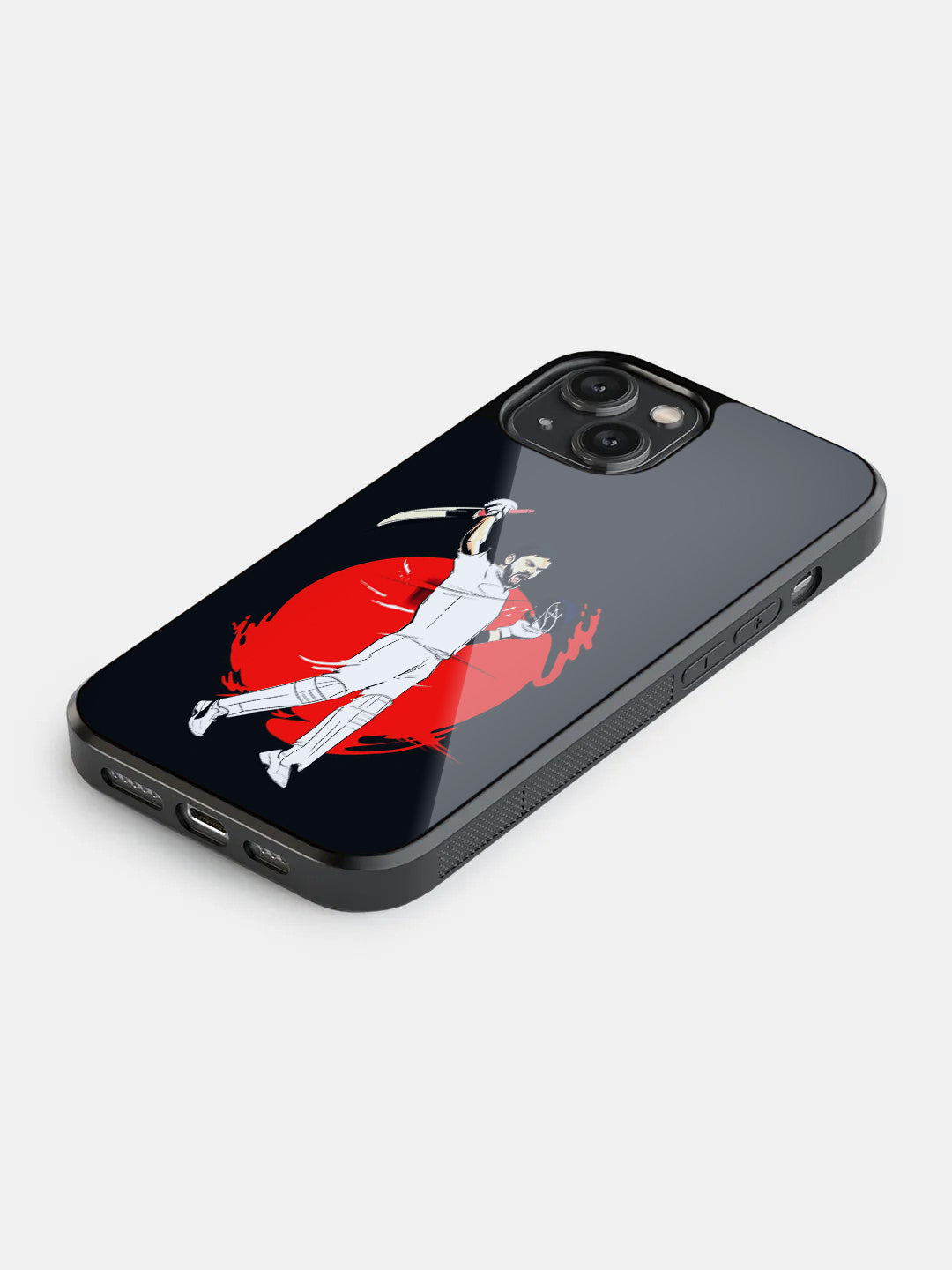 Virat Kohli Art Glass Phone Case