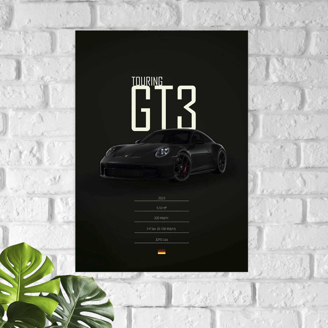 GT3 Car Poster