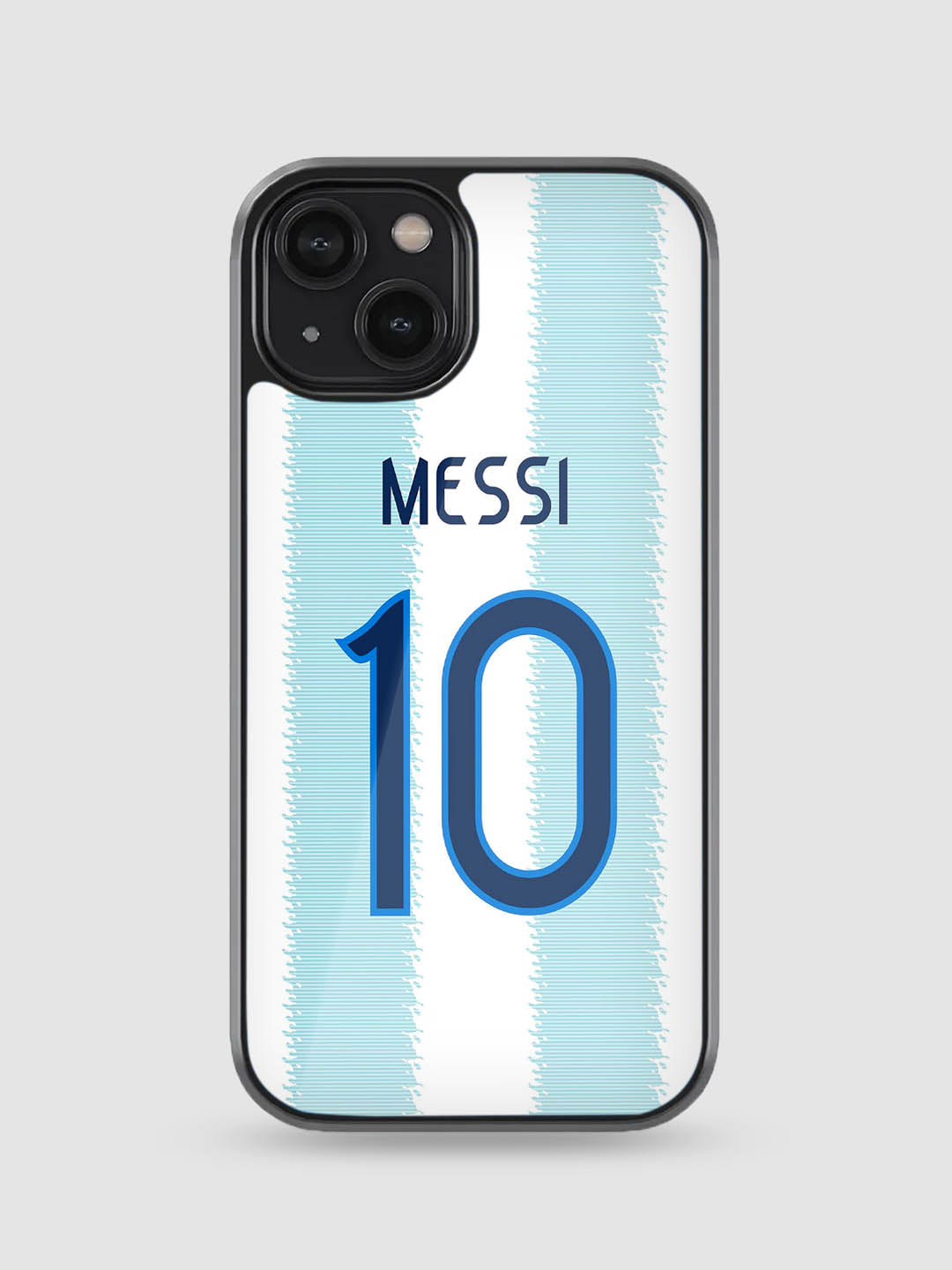 Leo Messi Jersey Glass Phone Case (ARG)