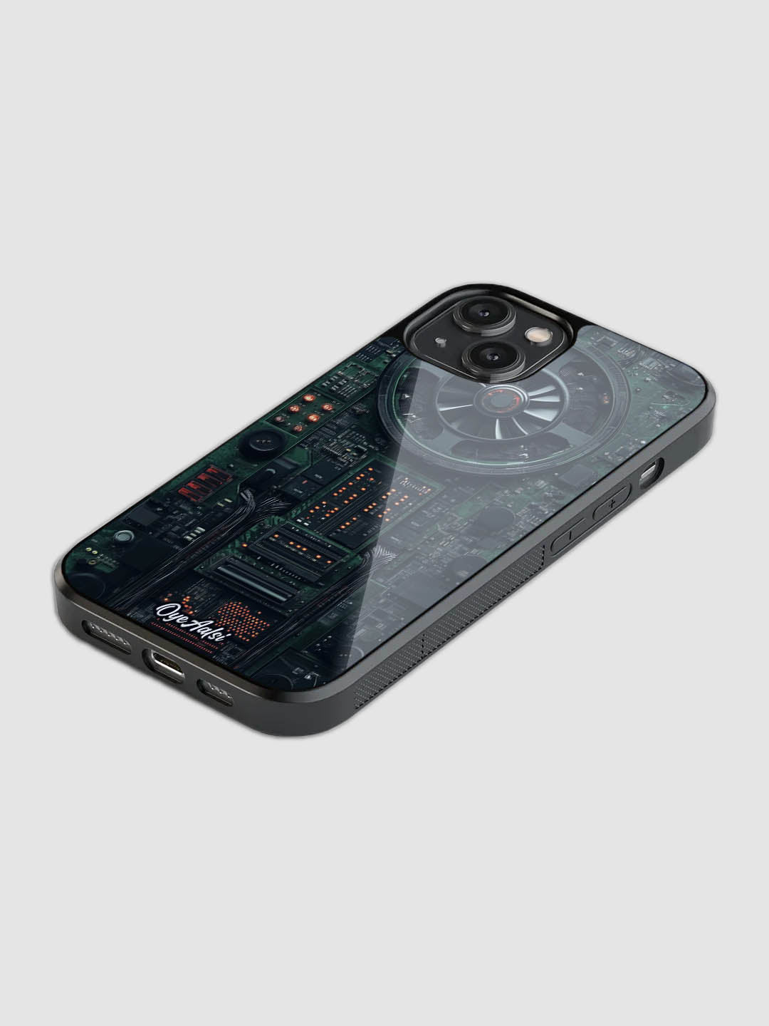 Graphic Card Print Glass Phone Case