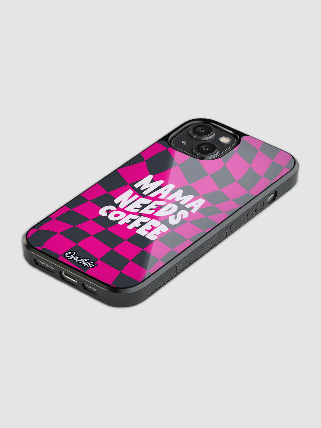 Mama Needs Coffee Glass Phone Case