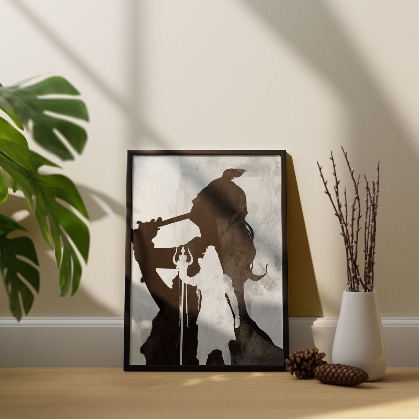 Lord Krishna & Lord Shiva Art