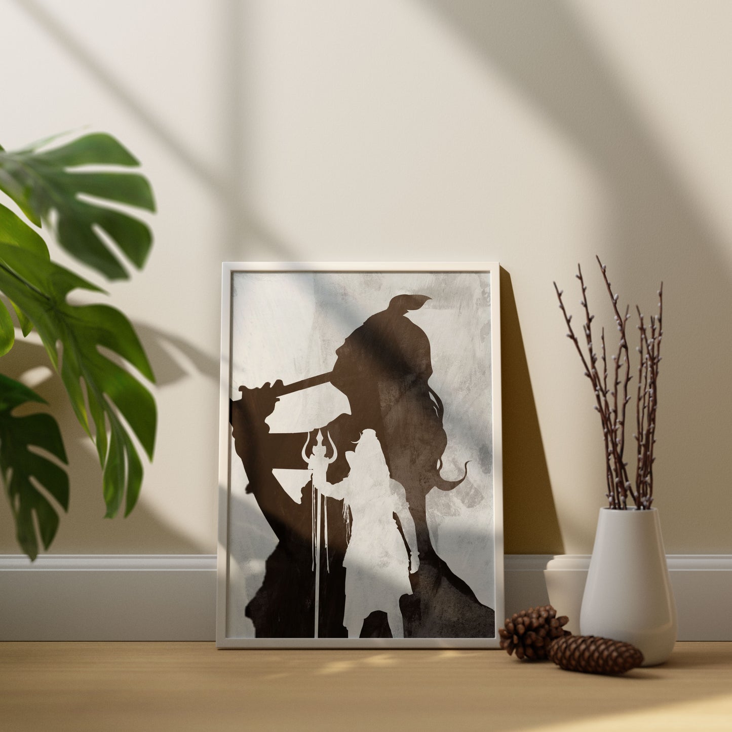 Lord Krishna & Lord Shiva Art