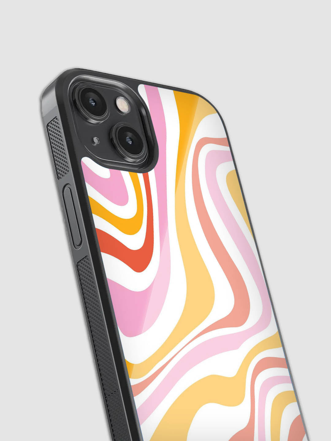Y2K Liquid Swirl Glass Phone Case
