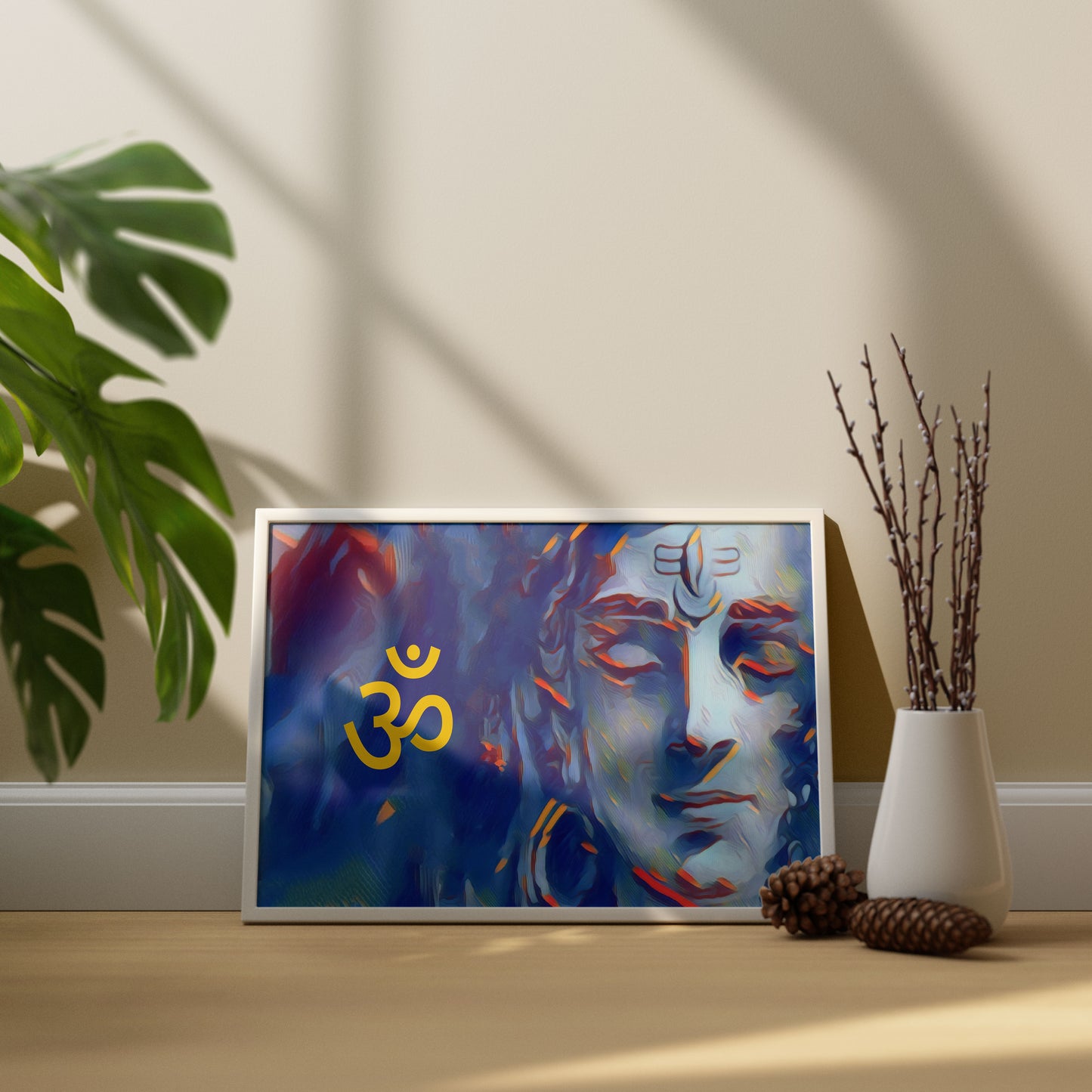 Lord Shiva in Meditation Art