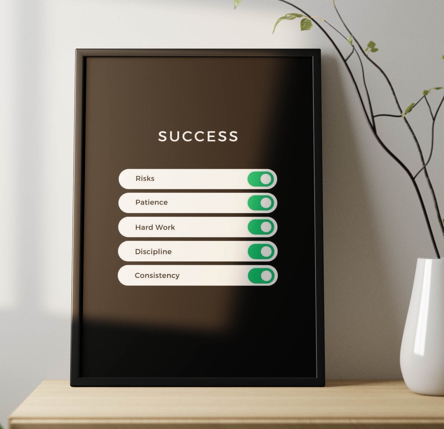 Success Poster Frame