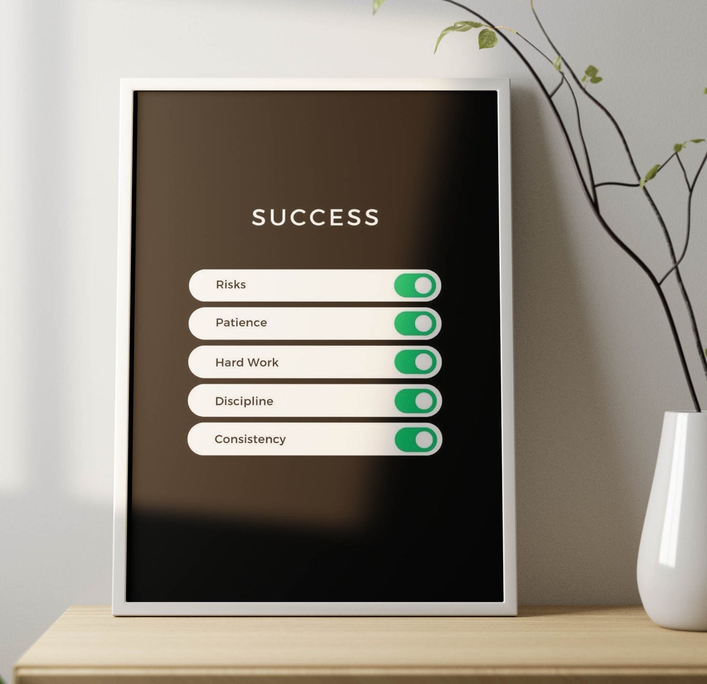 Success Poster Frame