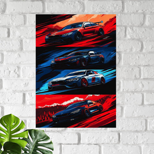 Illustrations Car Poster