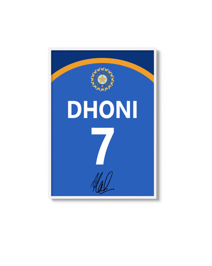MS Dhoni Indian Jersey